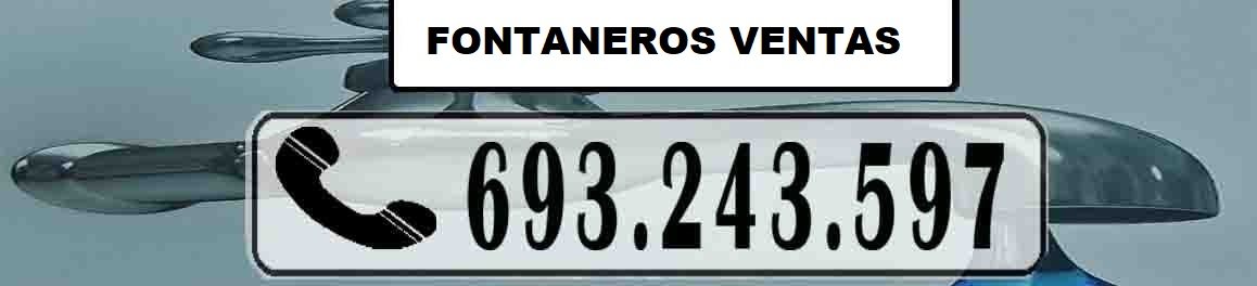 Fontaneros Ventas Madrid Urgentes